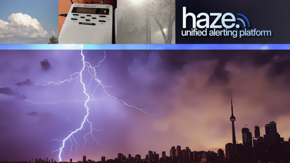 Haze Weather Radio